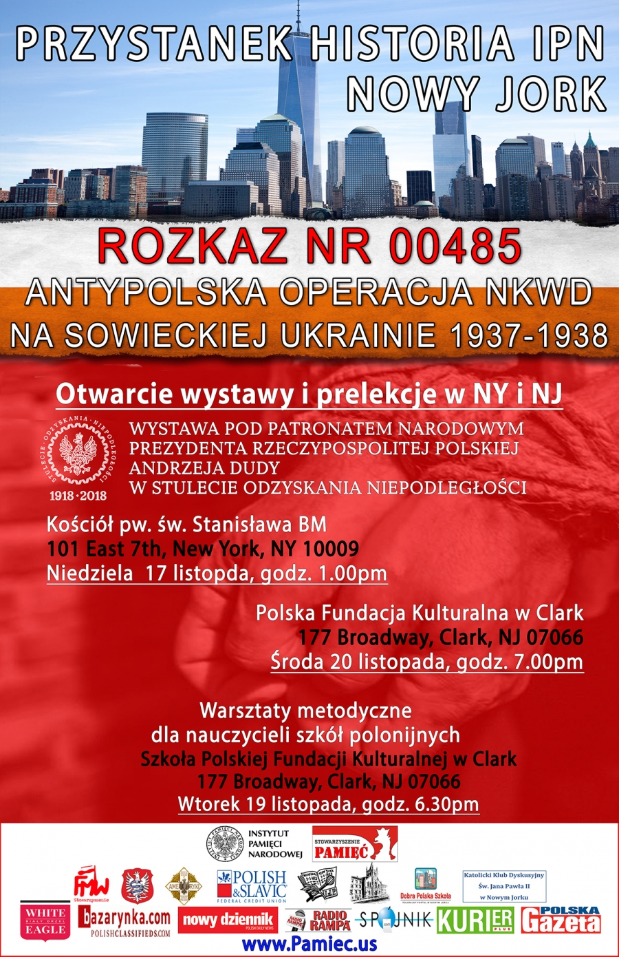 Przystanek Historia IPN - wystawa "Antypolska Operacja NKWD"