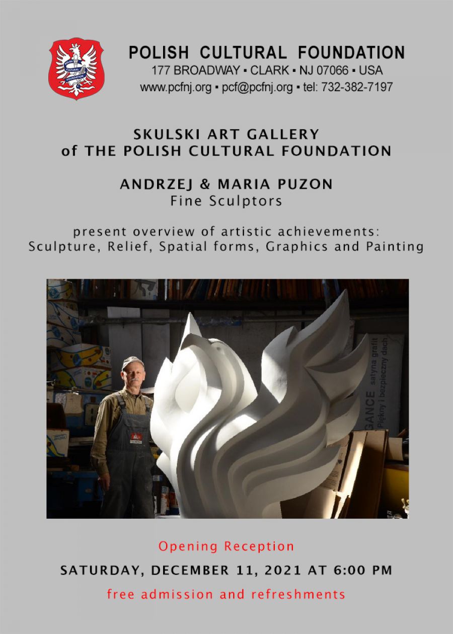 ANDRZEJ and MARIA PUZON Fine Sculptors exhibit - wystawa