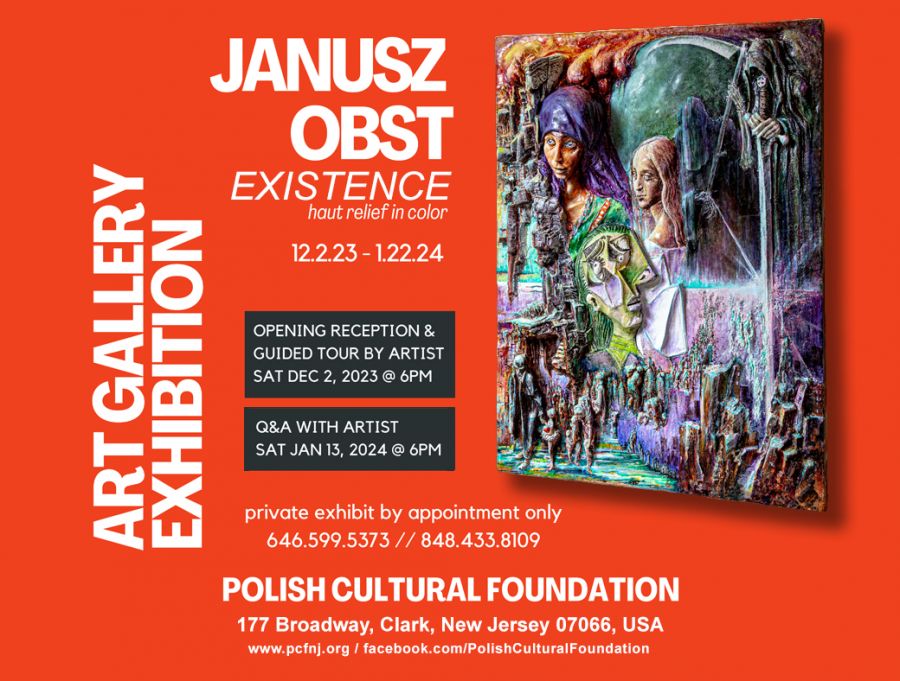 Existence - Janusz Obst - wystawa płaskorzeźby - art exhibit