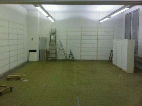 Library at starting point of renovation process. February 2011